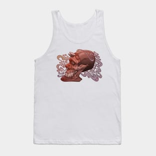 Japanese Skull Tank Top